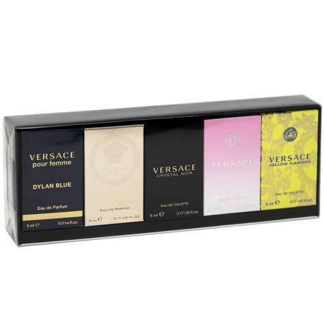 versace women's mini perfume set|Versace 5 piece mini set.